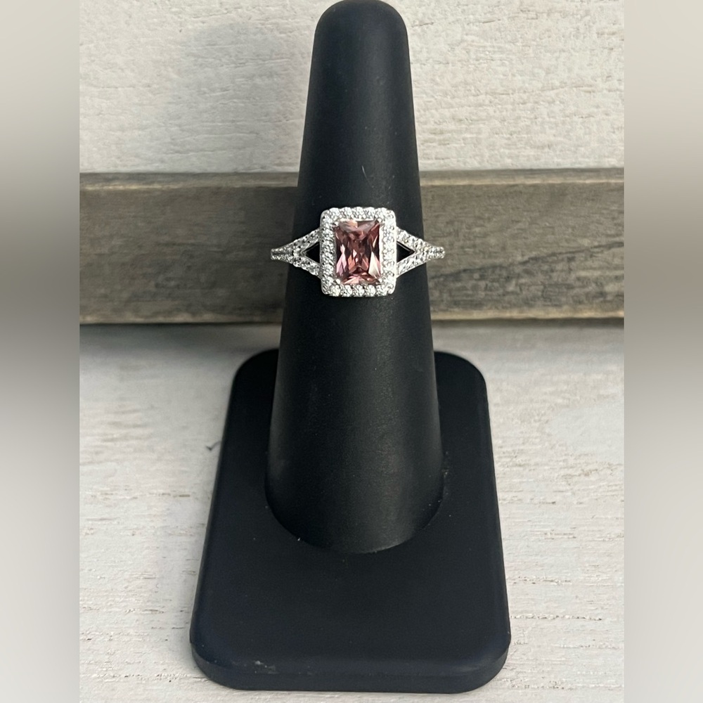 Ryze Sterling Silver Dusty Rose Ring sz 6